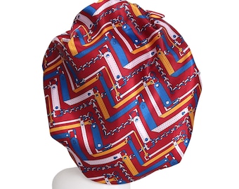 Logotipo em todos os gorros de cetim, lenços de borda de cetim, gorros de cabelo, envoltórios de borda de peruca, touca de dormir personalizada, presente para ela, envoltórios de gorro