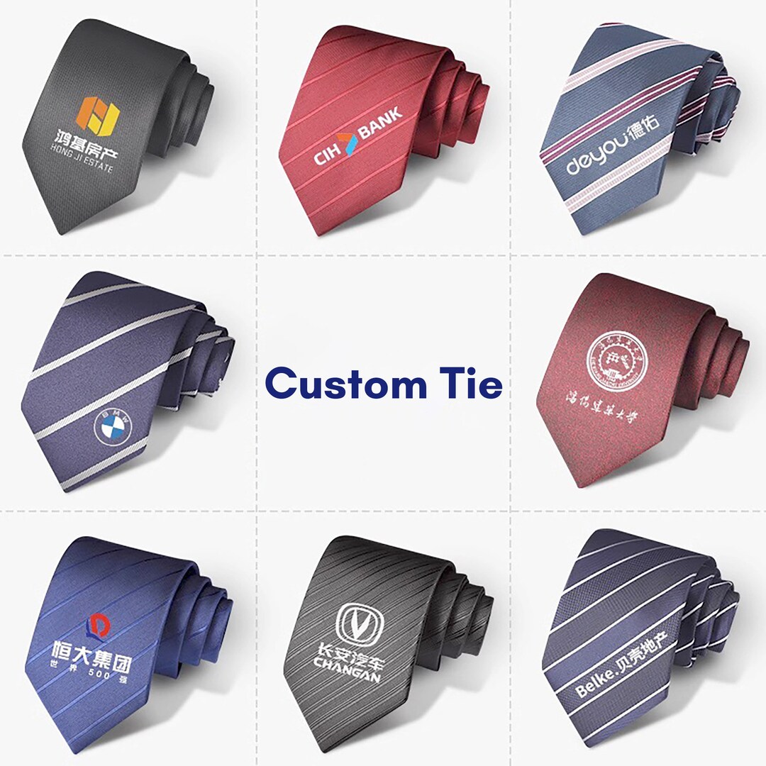 neckties with logo