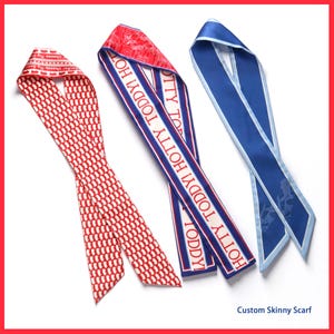 Bufanda personalizada, Bufanda personalizada, Diseña tu propia bufanda, Bufanda estampada, Bufanda a medida, Bufanda hecha a medida, Bufanda de cola de caballo, Bufanda trenzada