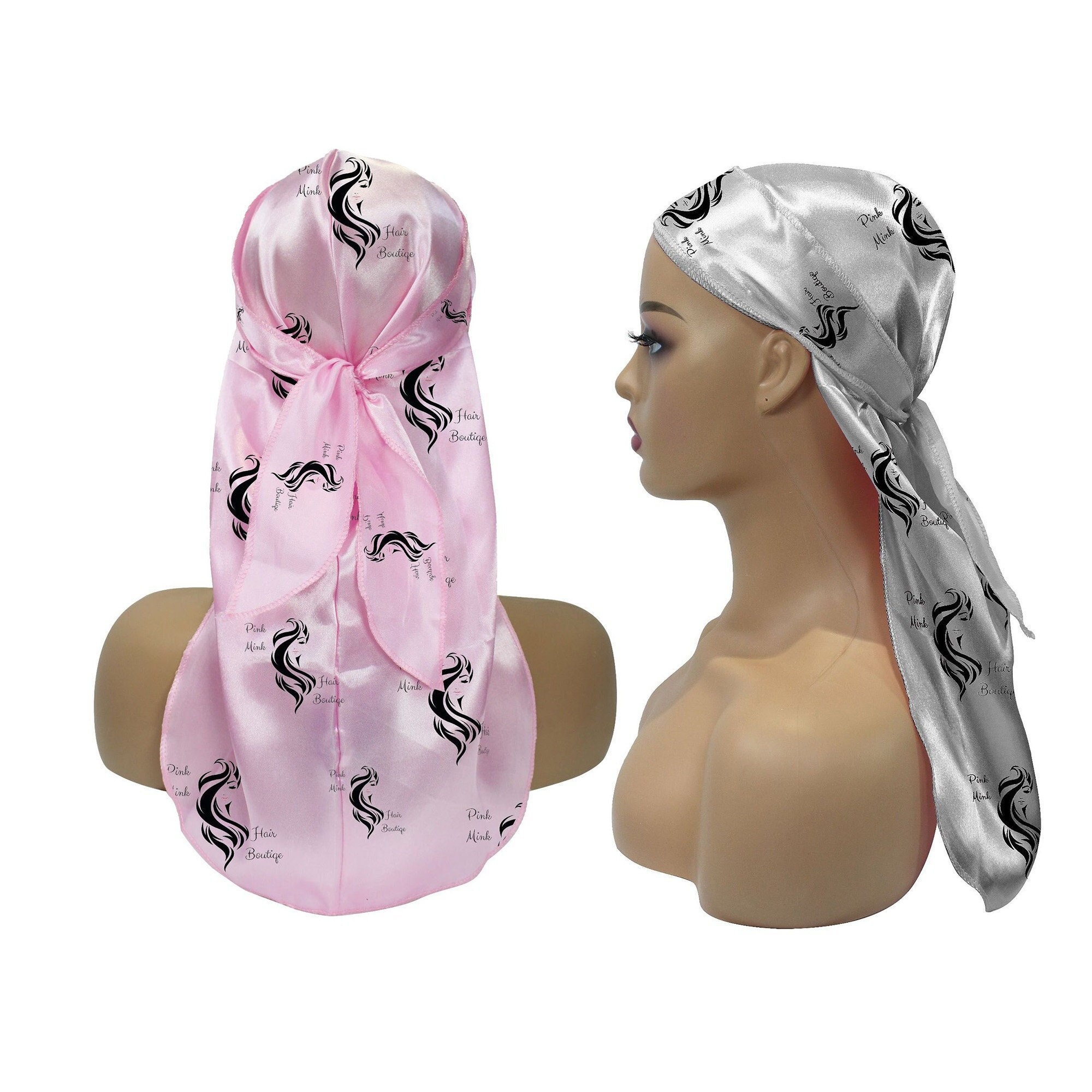 Wholesale Hipster man silky wave durag bonnets durag spandex black durag  with customized logo From m.