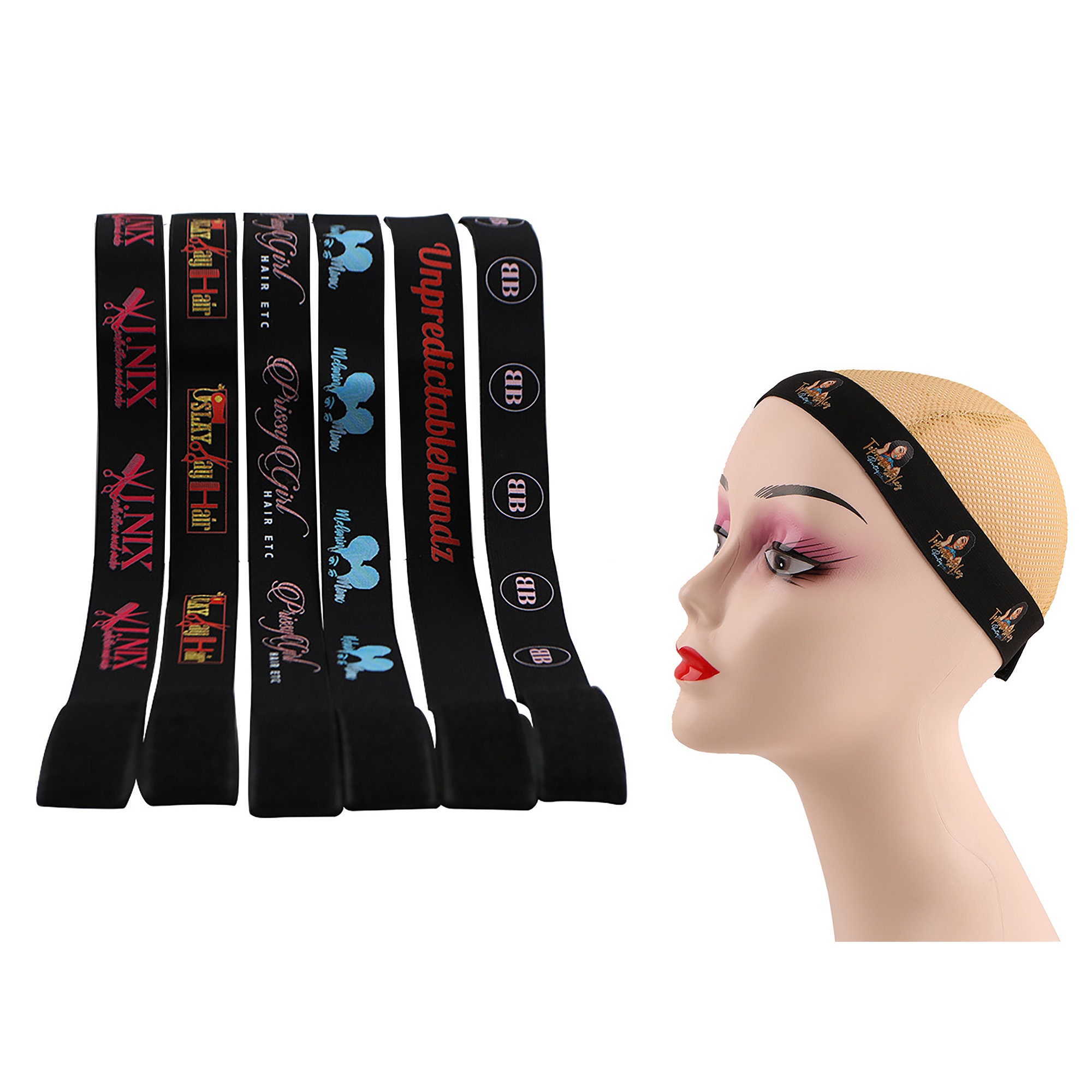 Wig Edge Elastic Band with Adjust Velcro Edge Slayer Grip Band Edge Laying  Headband for Frontal Wigs - China Magic Tape and Magic Band price