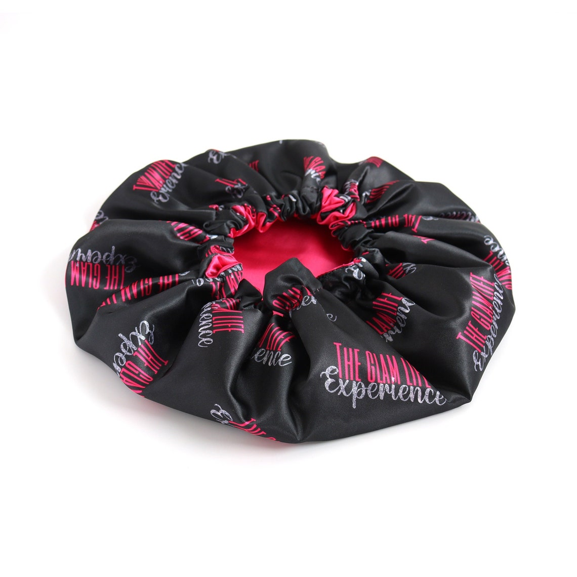 Custom Bonnet for Women,logo Repeated Double Layer Satin Bonnets ...