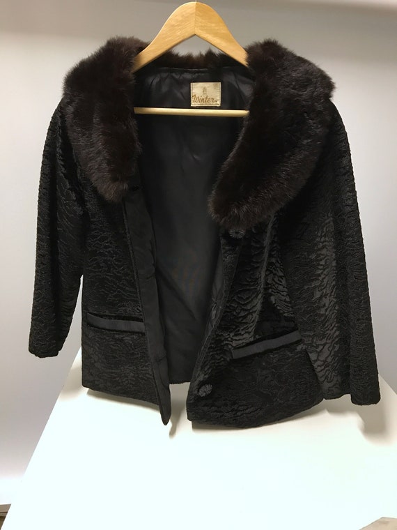 Faux lamb shop jacket
