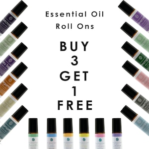 Premium Essential Oil Roll Ons - BUY 3 GET 1 FREE