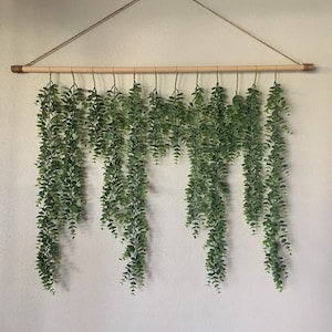 Eucalyptus wall hanging, Boho decor, Eucalyptus backdrop,