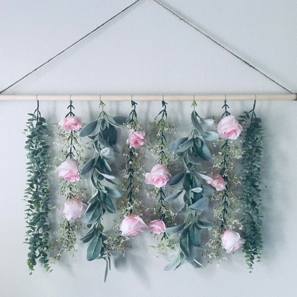 Rose Wall Hanging Etsy