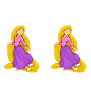 Disney Rapunzel Novelty Button Collection, Dress It Up Buttons, Disney Button Embellishments, Jesse James Craft Buttons, Cabochons