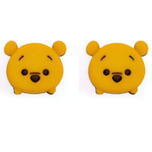 Disney Tsum Tsum Pooh Novelty Button Collection, Disney Buttons, Dress It Up Buttons,Cabochons, Jesse James Craft Buttons, Buttons