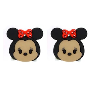Disney Tsum Tsum Minnie Mouse Novelty Button Collection, Disney Buttons, Dress It Up Buttons, Cabochons, Jesse James Craft Buttons
