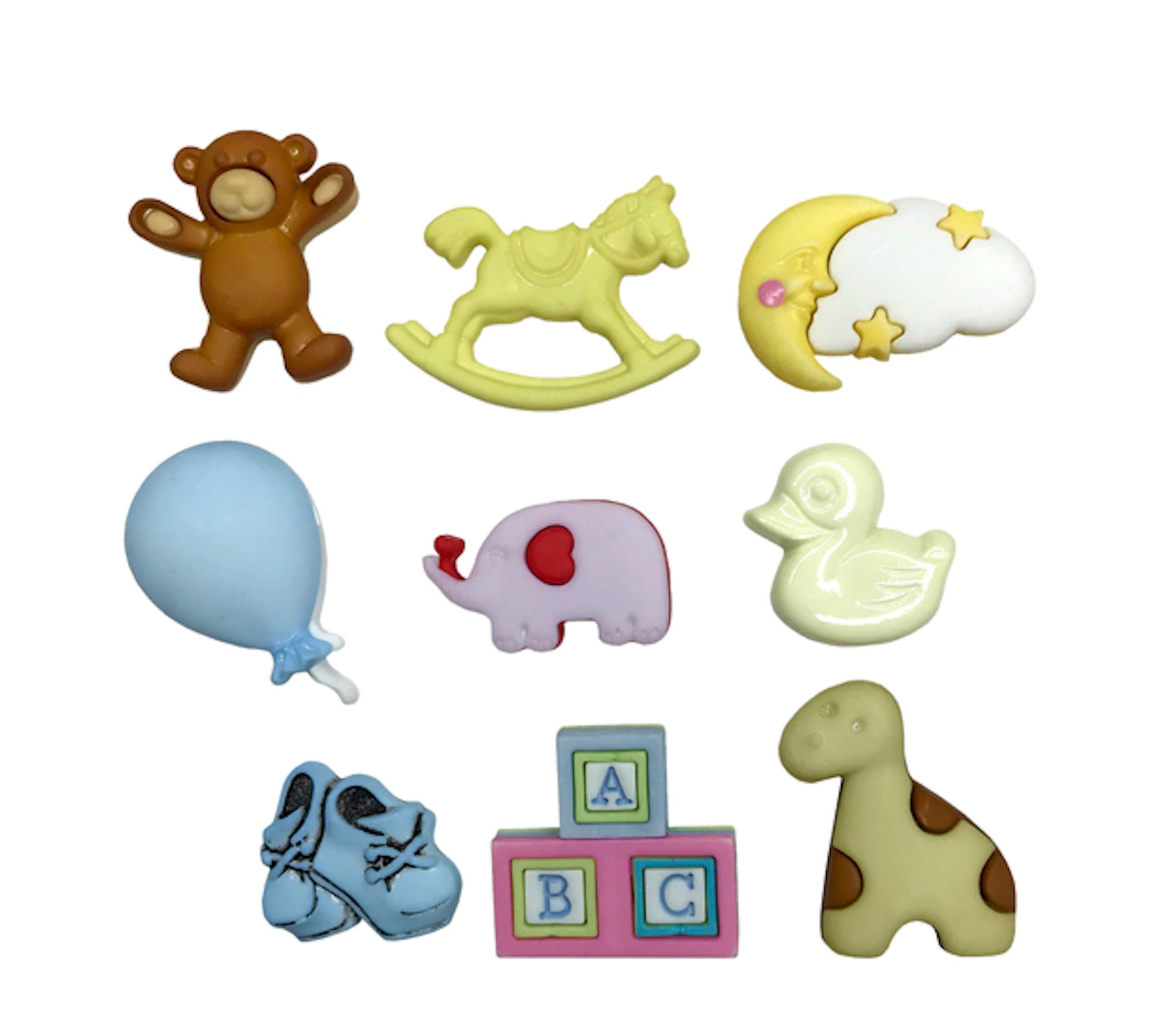 Newborn Friends Novelty Button Collection, Cabochons, Buttons Galore, Baby Buttons, Craft Embellishments, Cute Buttons, Sewing Buttons