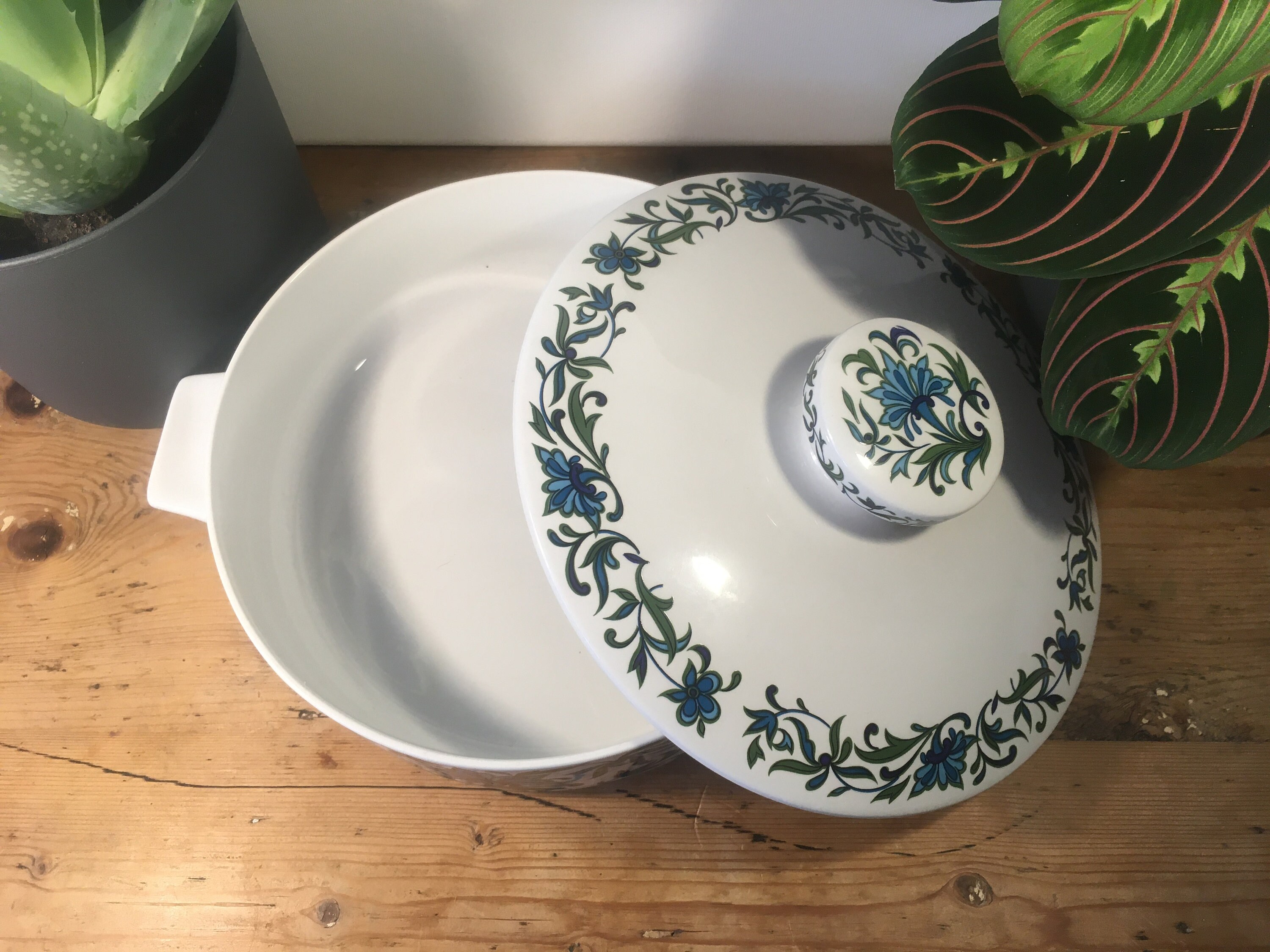 Midwinter Casserole Dish Cooking Pot Spanish Garden Serving Etsy