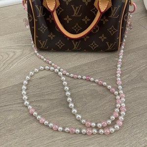 Bow Beaded Crossbody Phone Chain: Hands-Free Purse Strap