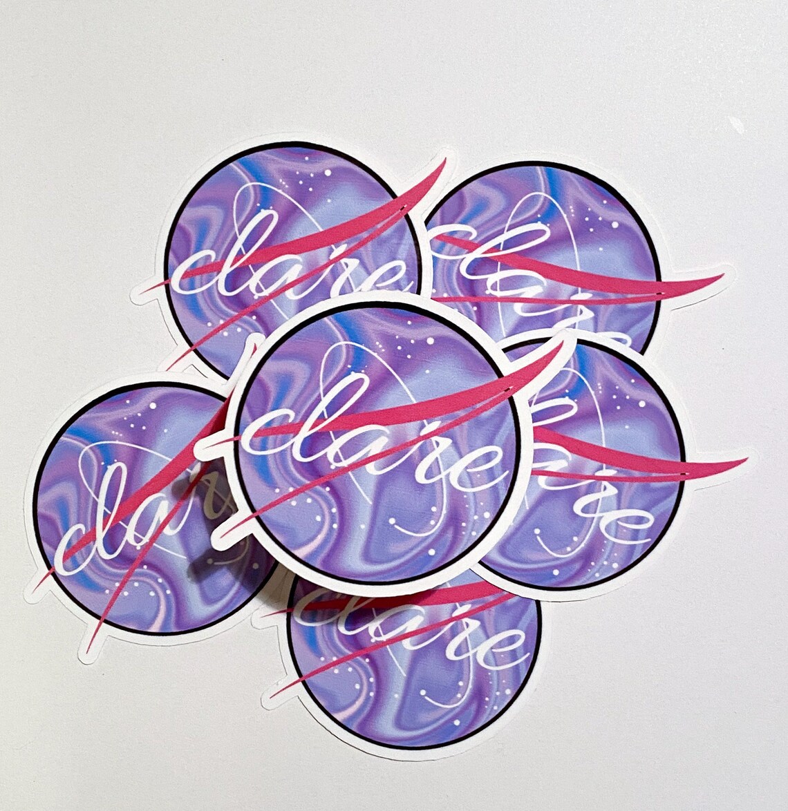 6 Custom NASA Logo Stickers NASA Sticker Birthday Party | Etsy