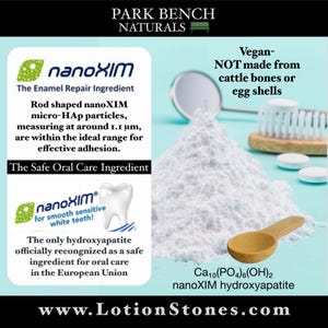Hydroxyapatite Tooth Powder: Vegan Enamel Remineralization - nanoXIM - rod shaped