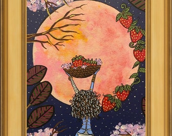 The Strawberry Moon Goddess