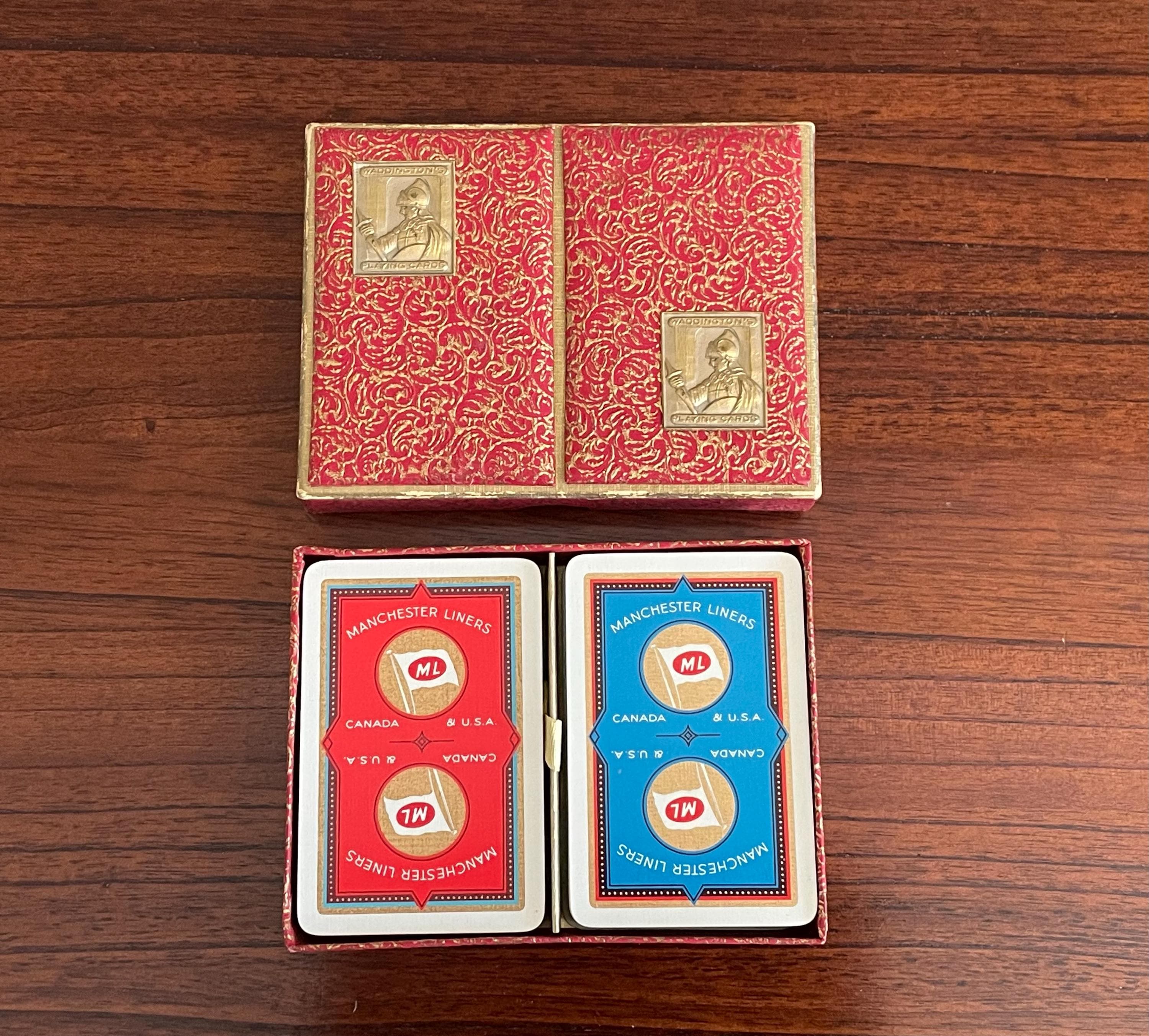 Waddingtons Fine Playing Cards 新品未開封トランプ Vintage Waddingtons Playing Cards - Etsy