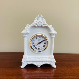 Vintage Ornate Clock | Shelf Decor | Mantle Decor