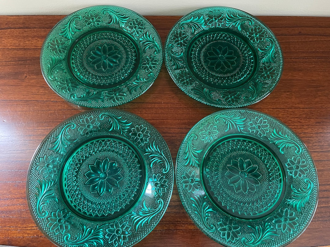 Duncan Miller Sandwich Plates Set of 4 Etsy