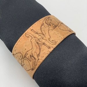 Podenco Heart Cork Bracelet