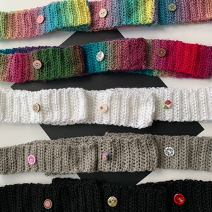 Ear Saver Protector Crocheted Headband for Face Masks