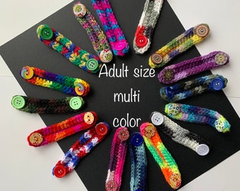 Ear Saver Protector Strap for face masks - Multi  Color - Adult Size