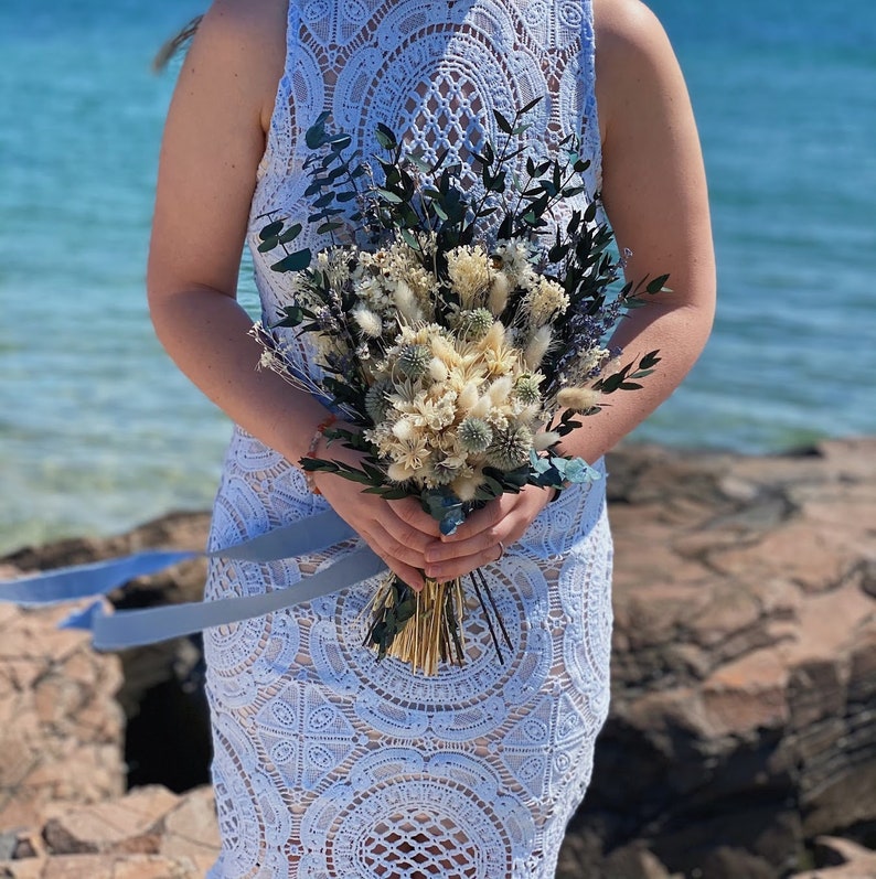 Boho Bridal Bouquet Adventure Elopement Flowers Wedding Dried Flower Bouquet Destination Wedding Bouquet