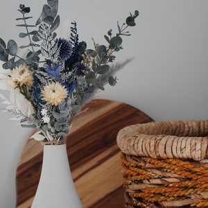 Bouquet di inchiostro e indaco/Decorazione per la casa con fiori secchi/Fiori per vaso