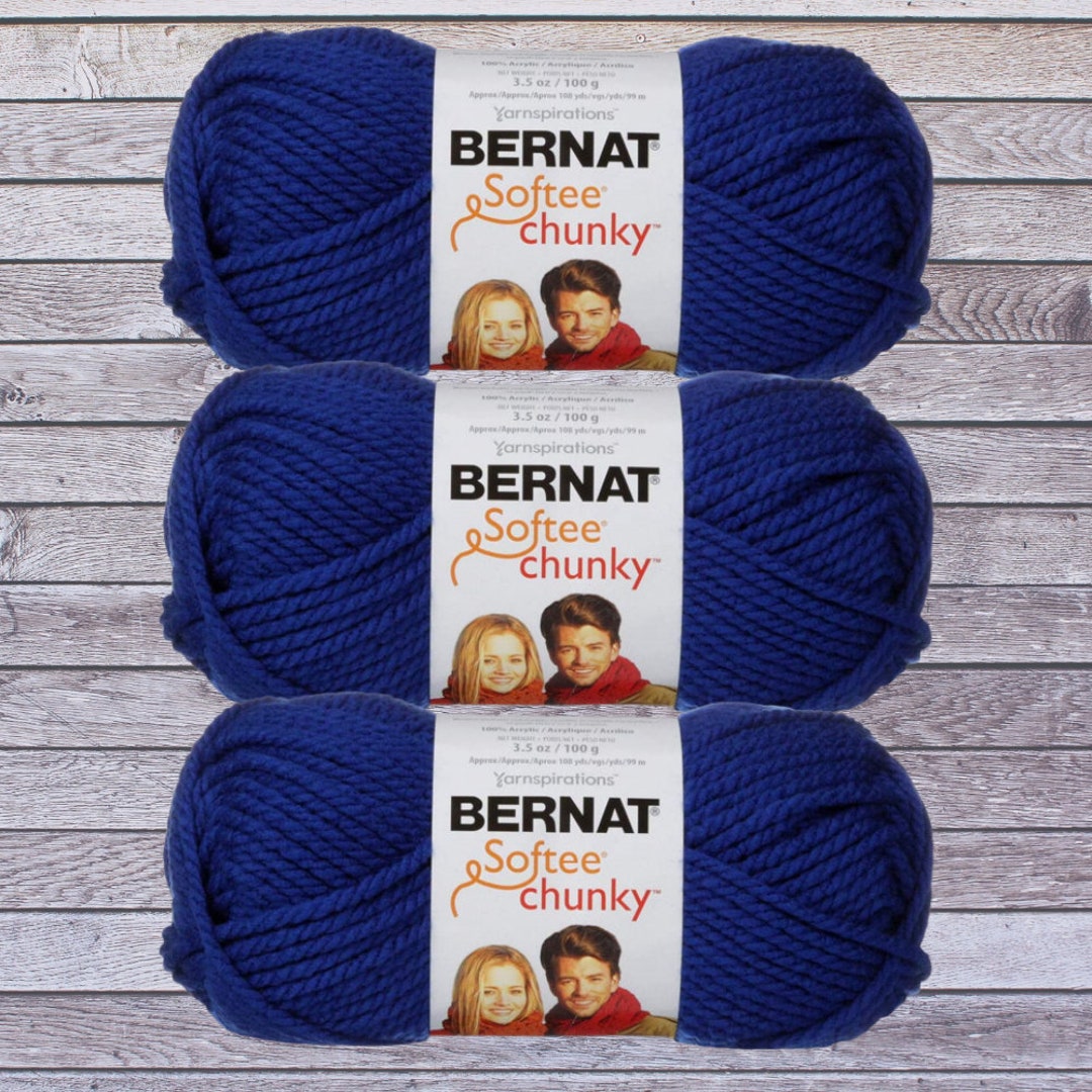 Bernat Blanket Yarn 10.5oz, Peacock Blue