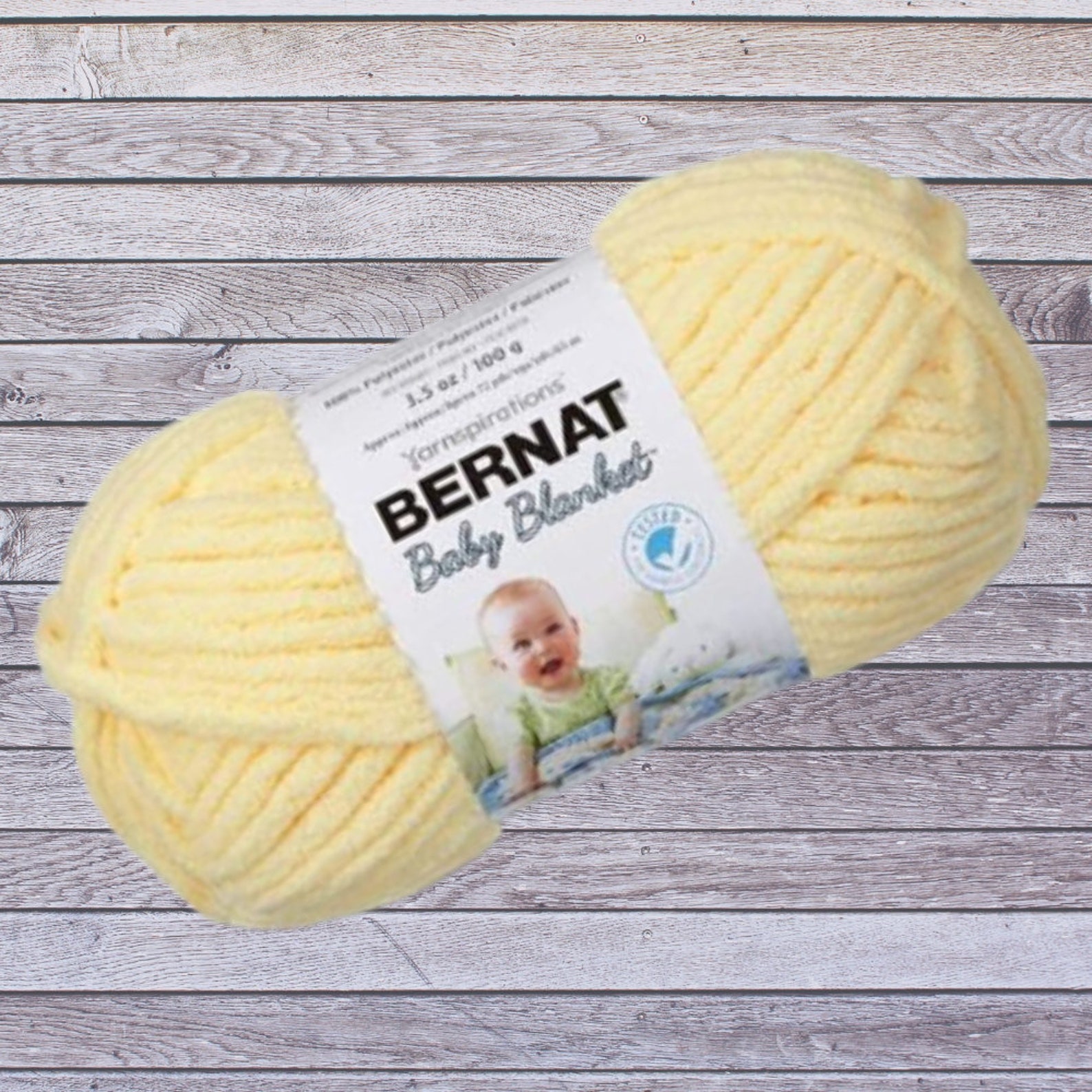 Baby Yellow Bernat Baby Blanket Yarn 3pack 3.5 Oz Gauge 6 Etsy