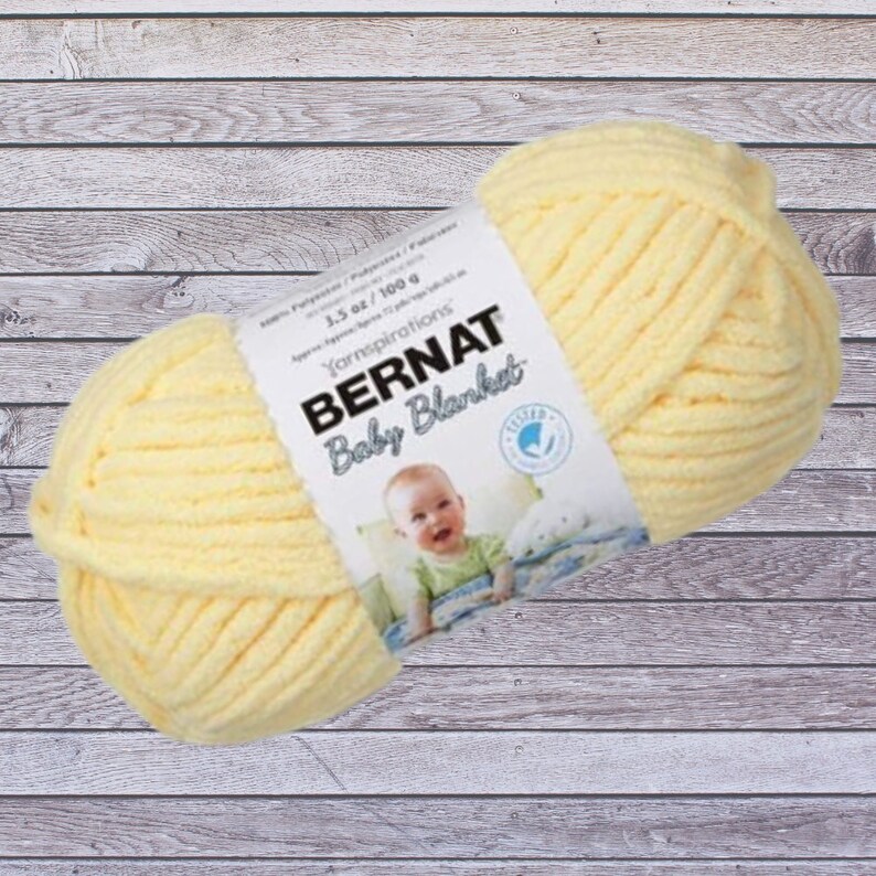 Baby Yellow Bernat Baby Blanket Yarn 3pack 3.5 Oz Gauge 6 Etsy