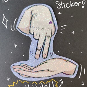 Permission to Dance (holographic) sticker
