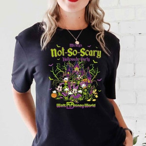 Vintage Disney Halloween Shirt, Mickey's Not So Scary Party #3064