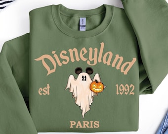 Disneyland Halloween Ghost Sweatshirt, Unisex Magical Land Crewneck #3073
