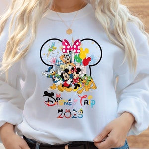 custom Disney Family sweater, Disney Trip 2023 or2024, Disney Family Vacation 2023 jumper,Disneyworld Vacationtop Disneyland Trip sweatshirt