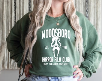 Woodsboro Horror Film Club Sweatshirt - Spooky Season Jumper