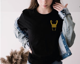 Loki Laufeyson Horned Helmet Shirt, Marvel Inspired