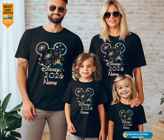Disney Castle 2025 Shirts, Disney Family Matching T-shirt, Custom Disney Family 2025 Tee, Disney Trip Tee, 2025 Disney Family Vacation ~1088