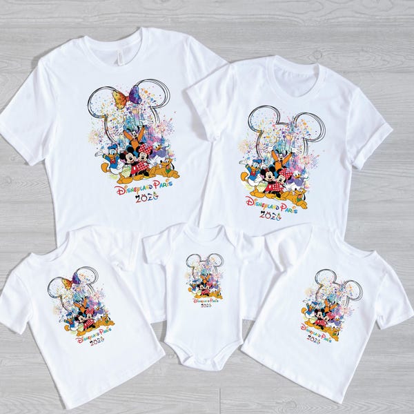 Custom Disney Family Shirt, Disney Trip 2026 Shirt, Disney Family Vacation 2026 Shirt,Disneyworld Vacation Shirt, Disneyland ParisTrip Shirt