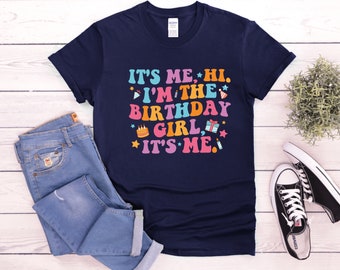 Personalized Birthday Girl T-shirt: Custom Name & Age