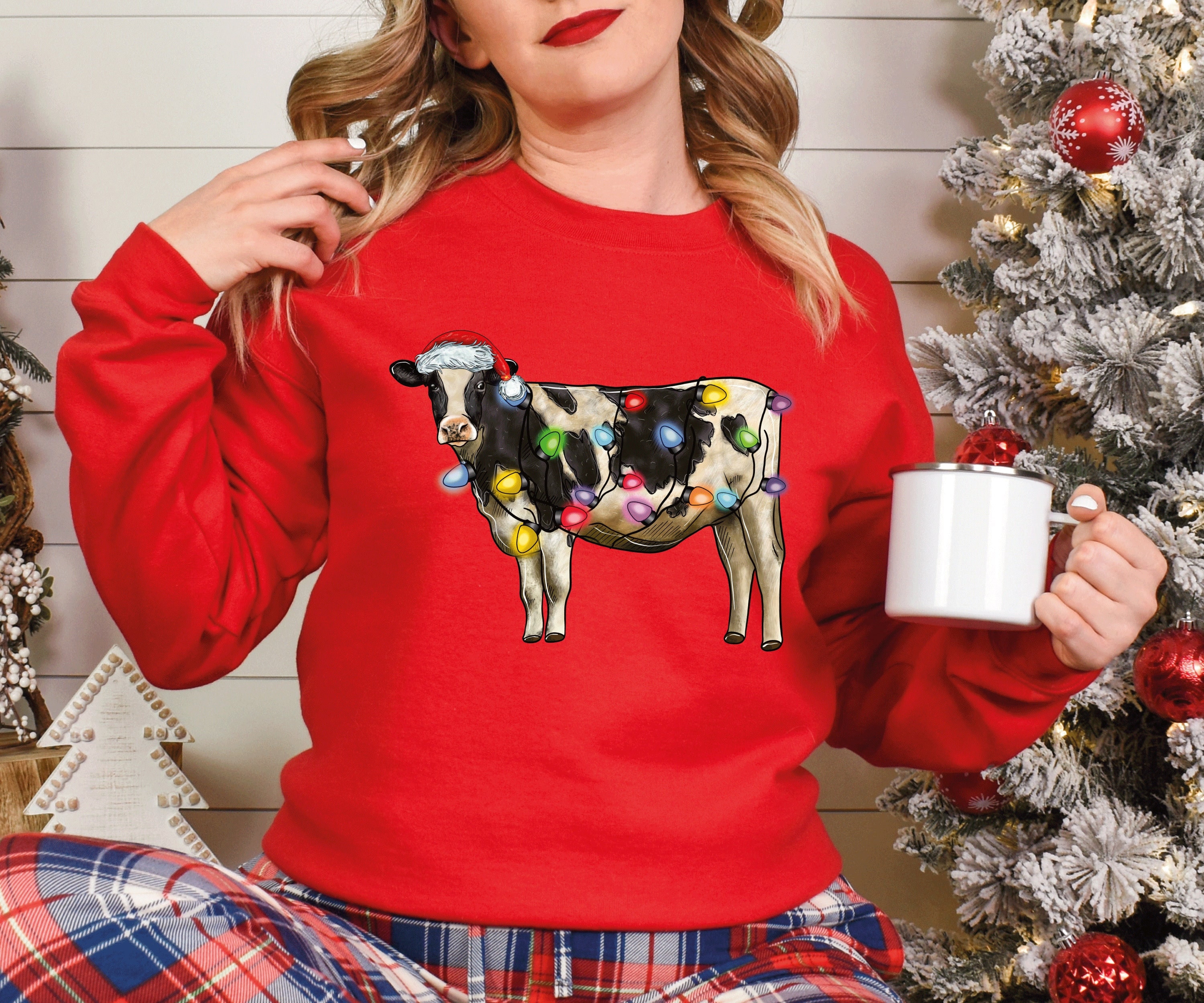Santa Cow Sweatshirt UK