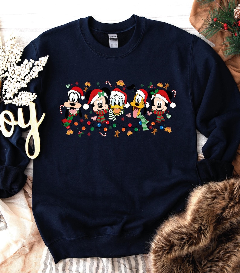 Mickey's Very Merry Christmas Party Sweater, Disney Santa Mickey and