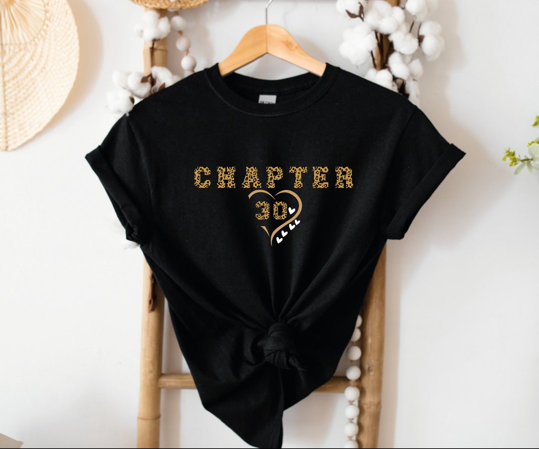 Chapter 30 Shirt: 30th Birthday Gift, Est. 1992 - Etsy