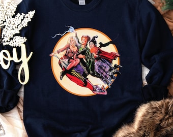 Hocus Pocus Sanderson Sisters Halloween Sweatshirt, Witch Top #2026