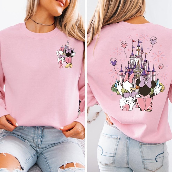 Disney Minnie Daisy Sweatshirt, Besties Vacation Outfit#1057