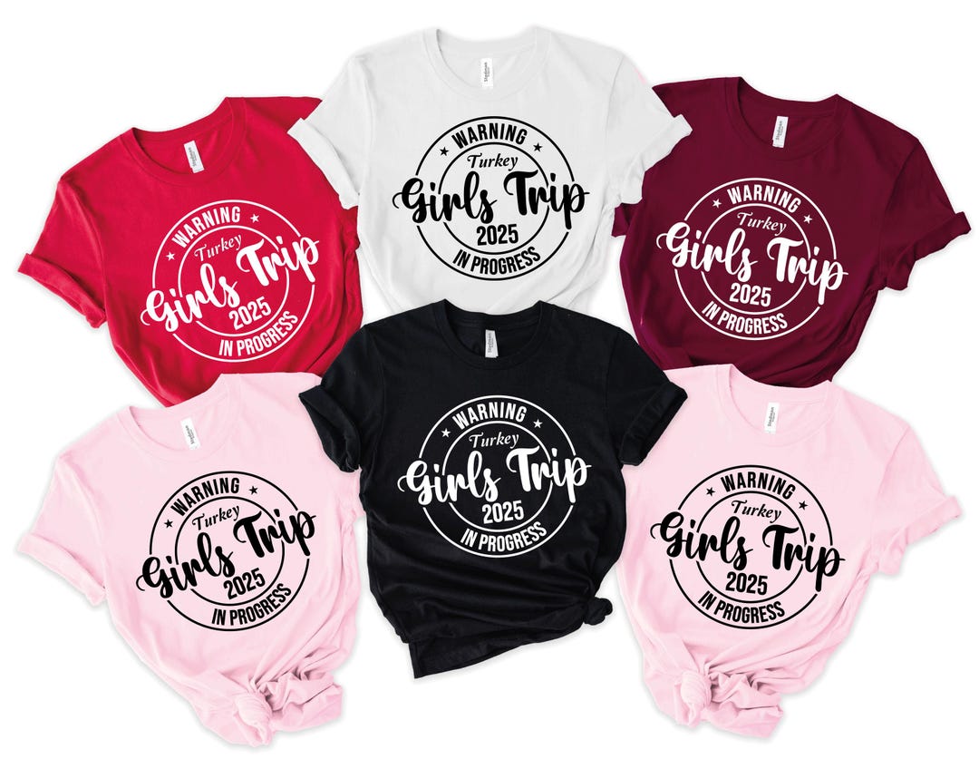 Girls Trip 2025 Shirt: Custom Vacation Tee~221-d-8 - Etsy