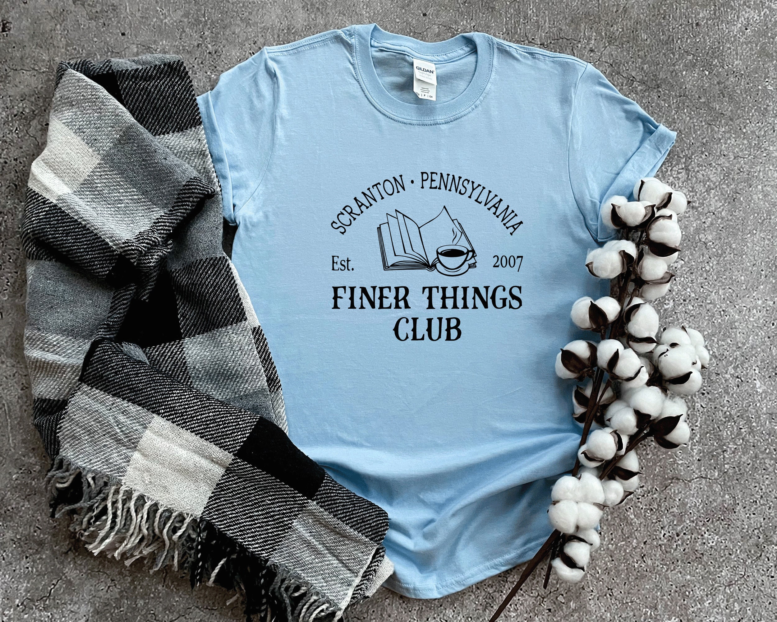 T-shirt The Office Finer Things Club Unisexe XL Noir - Neuf Sans étiquettes