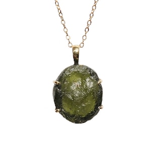 A-Grade Certified Moldavites from Chlum, Czech Republic | 925 Sterling Silver, 18k Yellow/Rose Gold Plated | High Vibration Jewelry