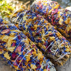 Floral Sage Smudge Sticks