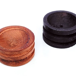 Black or Brown Wooden Stand for Crystals