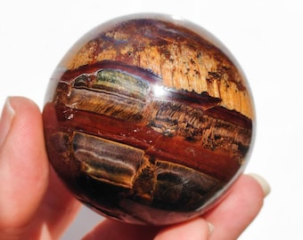 High-Quality Tiger Iron Sphere